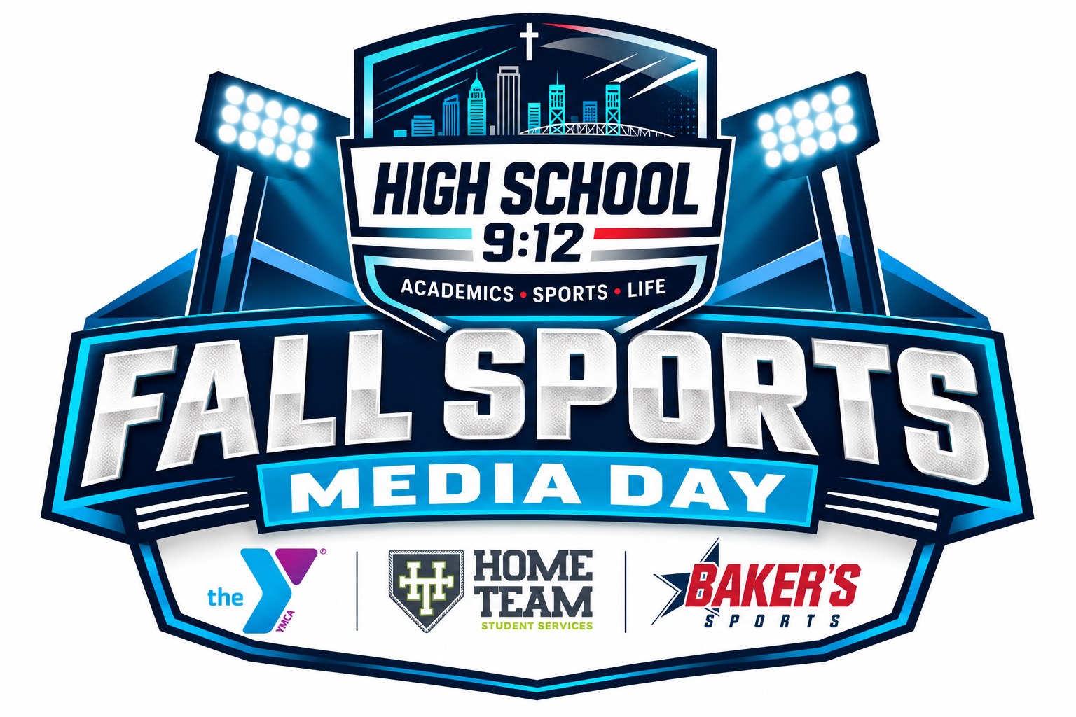 High School 9:12 Fall Sports Media Day logo